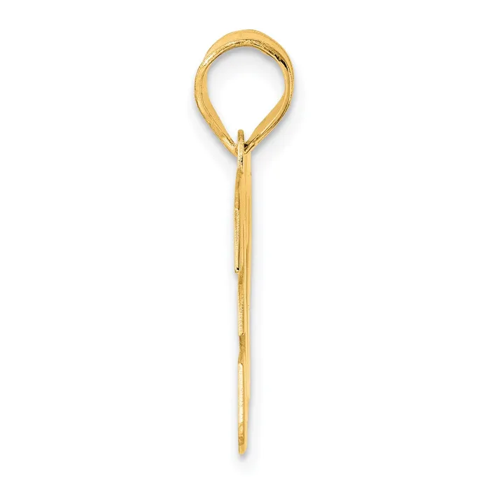 14k Yellow Gold Polished Block Number 32 Pendant Goldia PreStyled Sets