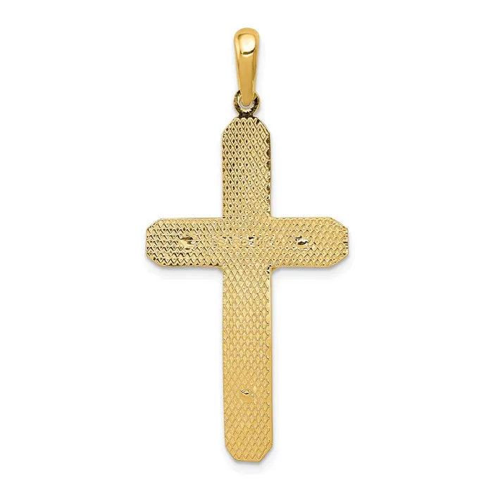 14k Yellow Gold Polished Crucifix Pendant Goldia PreStyled Sets