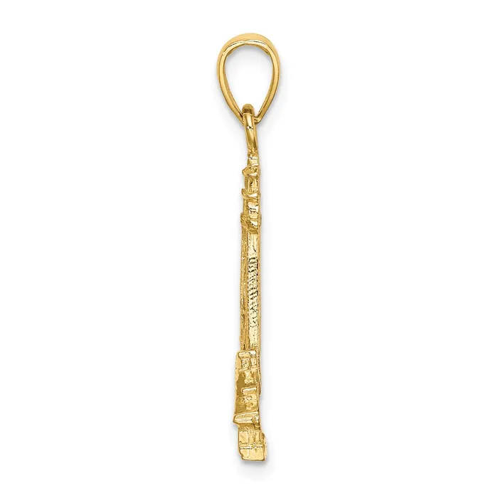 14k Yellow Gold SANIBEL ISLAND Lighthouse Charm Goldia Charm Necklaces