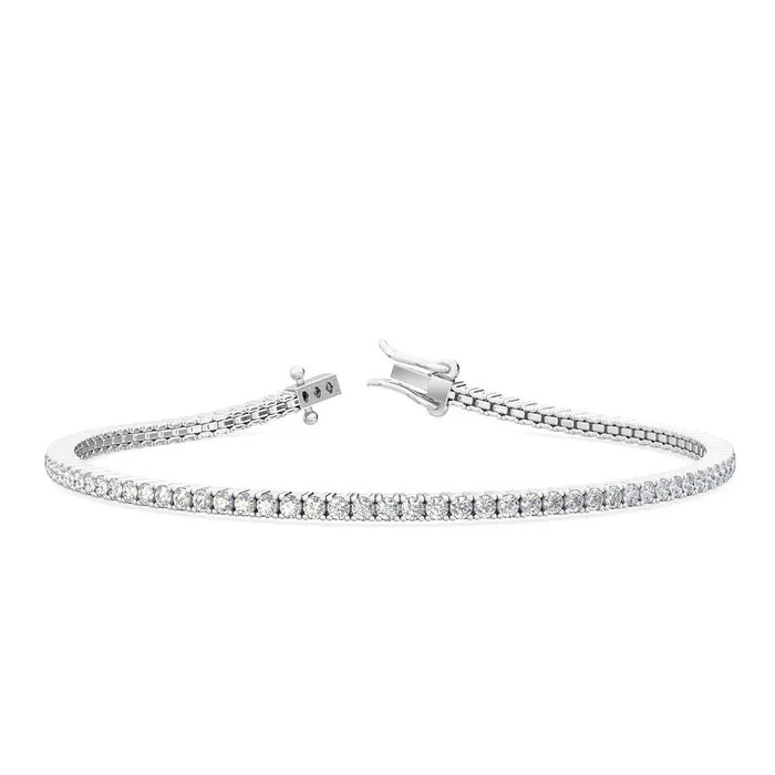 Bracelets Goldia 30 ct tw Classic FourProng Natural Diamond Tennis Anklet in 10K White Gold Bracelets Goldia 30 ct tw Classic FourProng Natural Diamond Tennis Anklet in 10K White Gold