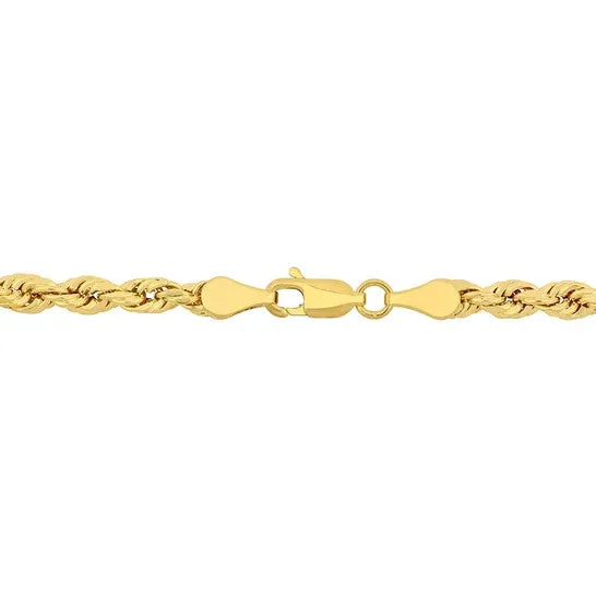 Bracelets JMS always Original AMOUR Rope Chain Bracelet In 14K Yellow Gold 725 inches Bracelets JMS always Original AMOUR Rope Chain Bracelet In 14K Yellow Gold 725 inches