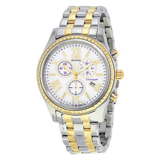 Bracelets JMS always Original Citizen EcoDrive Chronograph TwoTone Stainless Steel Ladies Watch FB136453A Bracelets JMS always Original Citizen EcoDrive Chronograph TwoTone Stainless Steel Ladies Watch FB136453A