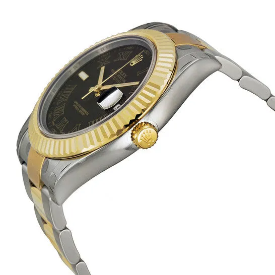Bracelets JMS always Original Rolex Datejust II Black Dial Stainless Steel and 18K Yellow Gold Oyster Bracelet Automatic Mens Watch 116333BKRO Bracelets JMS always Original Rolex Datejust II Black Dial Stainless Steel and 18K Yellow Gold Oyster Bracelet Automatic Mens Watch 116333BKRO