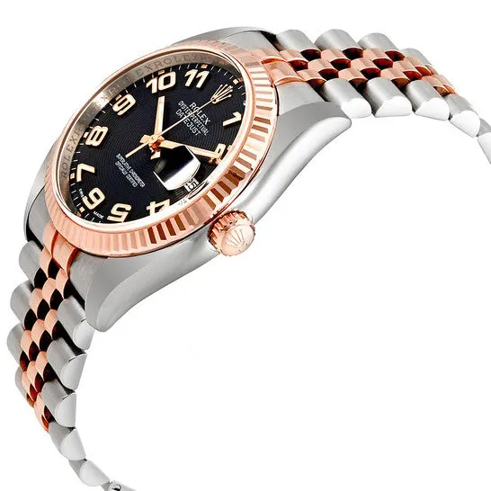 Bracelets JMS always Original Rolex Oyster Perpetual Datejust 36 Black Concentric Dial Stainless Steel and 18K Everose Gold Jubilee Bracelet Automatic Mens Watch 116231BKCAJ Bracelets JMS always Original Rolex Oyster Perpetual Datejust 36 Black Concentric Dial Stainless Steel and 18K Everose Gold Jubilee Bracelet Automatic Mens Watch 116231BKCAJ