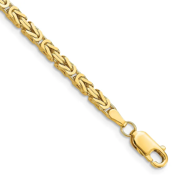Bracelets MDS 14K Yellow Gold 8 inch 25mm Byzantine with Lobster Clasp Bracelet Bracelets MDS 14K Yellow Gold 8 inch 25mm Byzantine with Lobster Clasp Bracelet