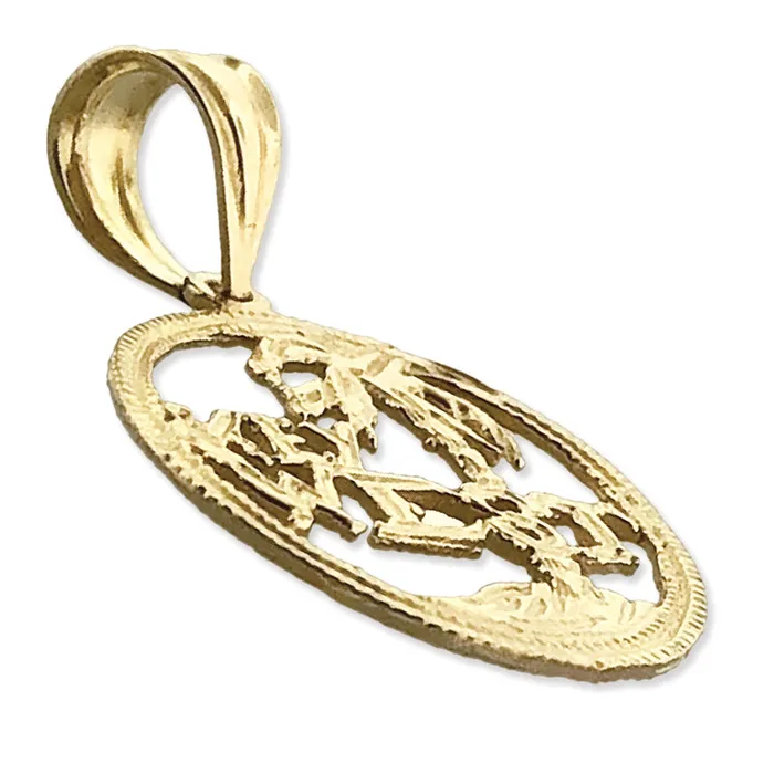 Charm Necklaces Goldia 14K Gold Key West Island Charm