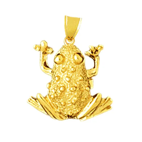Charm Necklaces Goldia 14K Gold Tree Frog Charm