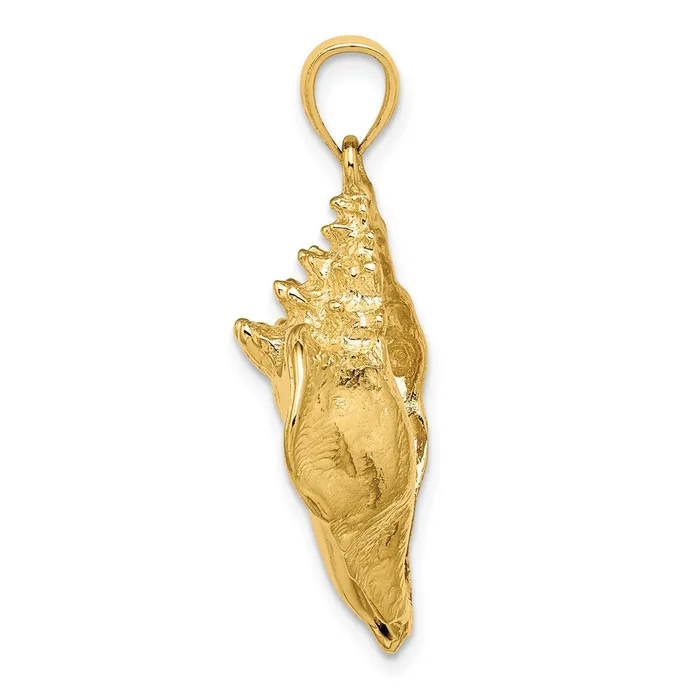 Charm Necklaces Goldia 14k Yellow Gold Conch Shell Charm