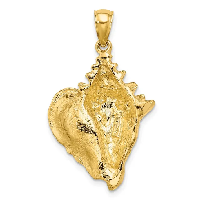 Charm Necklaces Goldia 14k Yellow Gold Conch Shell Charm