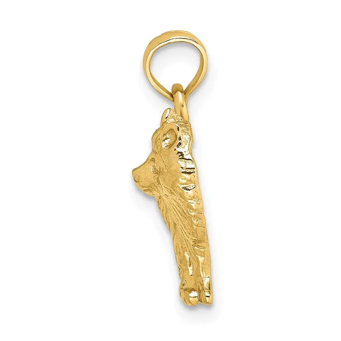 Charm Necklaces Goldia 14k Yellow Gold Polished Pomeranian Dog Charm