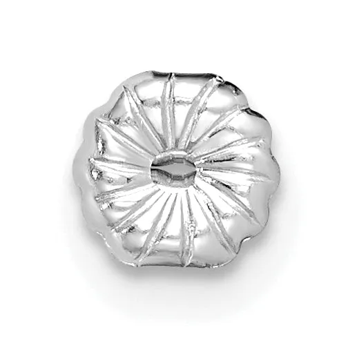Earrings 14k White Gold 1 ctw Lab Grown Diamond VSSI G Emerald 4 Prong Heavy Wt Stud Earrings Goldia
