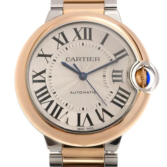 Earrings Original Cartier Ballon Bleu 36 Automatic 18kt Rose Gold and Stainless Steel Silver Dial Ladies Watch W2BB0033 JMS always Earrings Original Cartier Ballon Bleu 36 Automatic 18kt Rose Gold and Stainless Steel Silver Dial Ladies Watch W2BB0033 JMS always