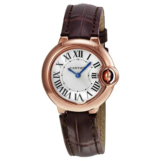 Earrings Original Cartier Ballon Bleu Silver Dial 18kt Rose Gold Ladies Watch W6900256 JMS always Earrings Original Cartier Ballon Bleu Silver Dial 18kt Rose Gold Ladies Watch W6900256 JMS always