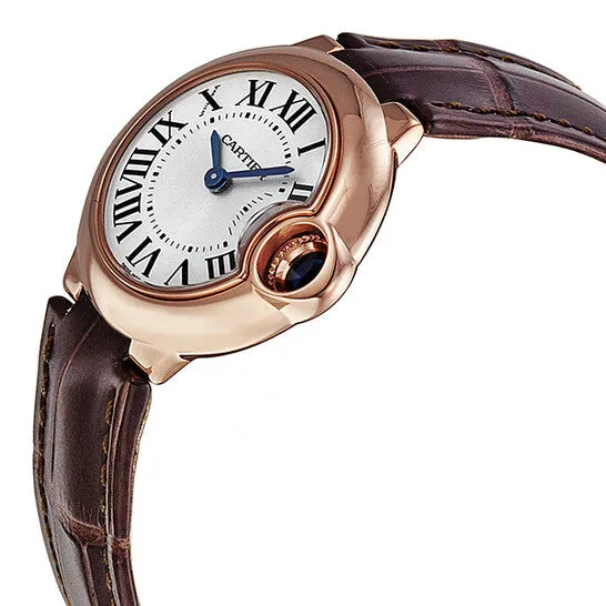 Earrings Original Cartier Ballon Bleu Silver Dial 18kt Rose Gold Ladies Watch W6900256 JMS always Earrings Original Cartier Ballon Bleu Silver Dial 18kt Rose Gold Ladies Watch W6900256 JMS always
