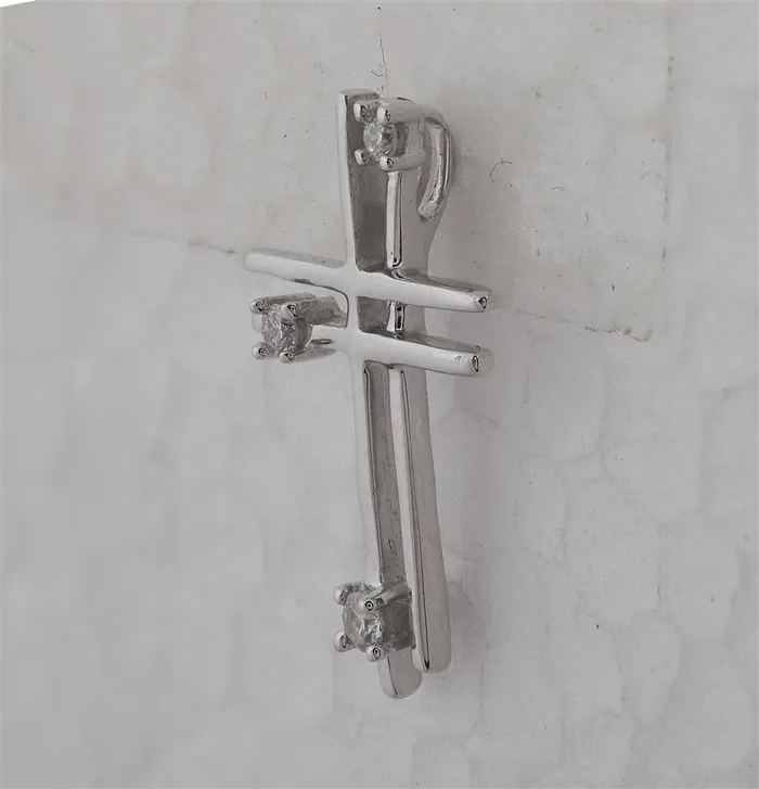 gndatlanta 14k White Gold Round Diamond Layered Cross Religious Pendant 120 Cttw Necklaces gndatlanta 14k White Gold Round Diamond Layered Cross Religious Pendant 120 Cttw Necklaces