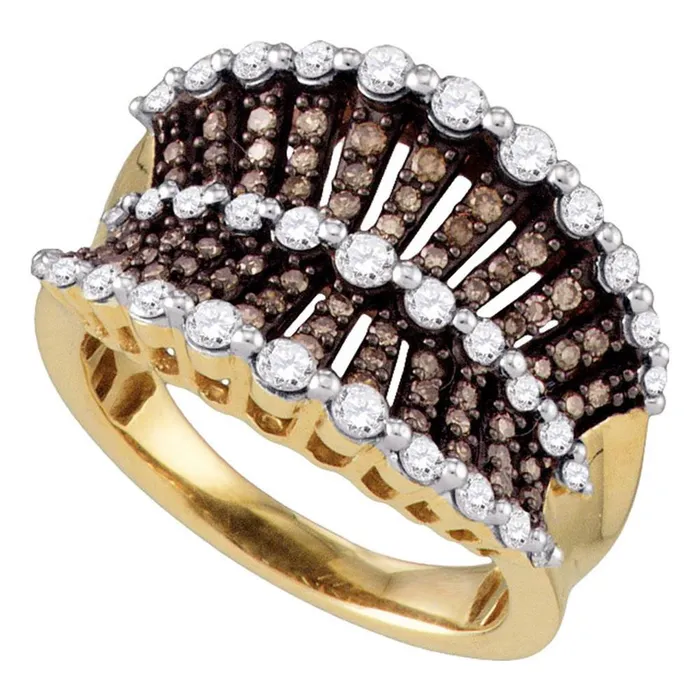 gndatlanta Rings 1 CTW Diamond BROWN RING