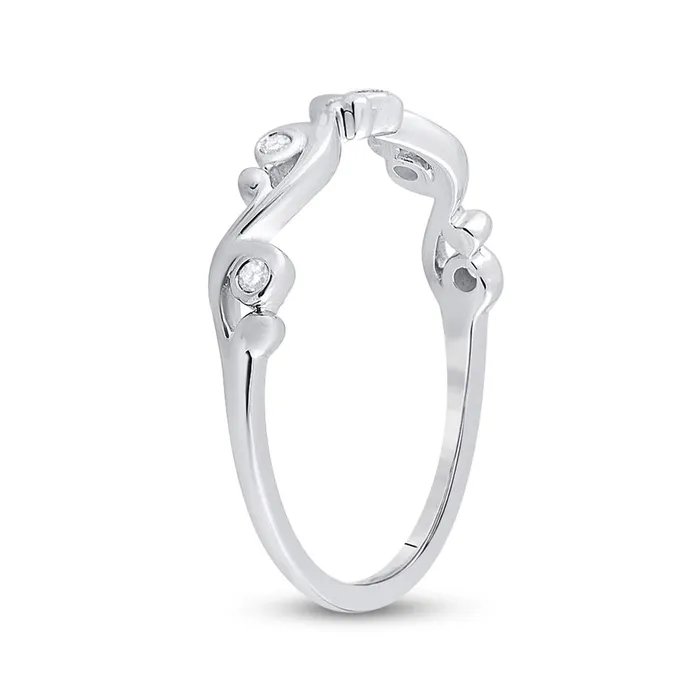 gndatlanta Rings 14k White Gold Round Diamond Band Ring 120 Cttw