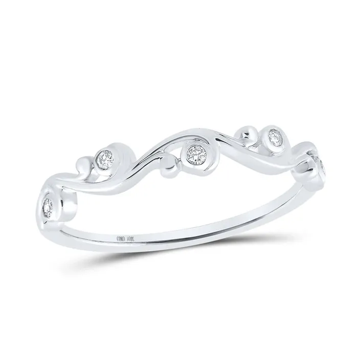gndatlanta Rings 14k White Gold Round Diamond Band Ring 120 Cttw