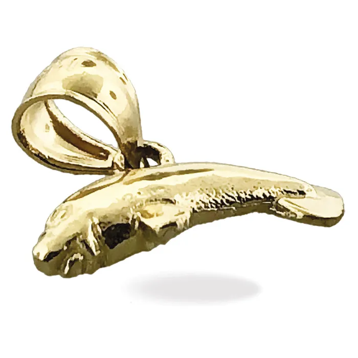 Goldia 14K Gold Manatee Mini Charm Charm Necklaces