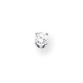 goldiaca Earrings 14k White Gold AA Quality Complete Diamond Stud Earring
