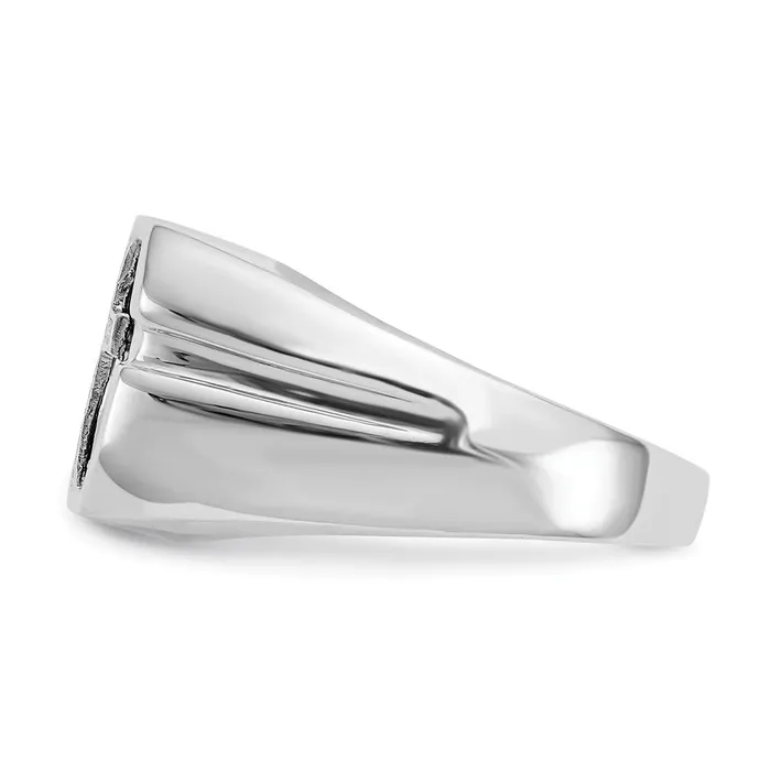 Goldiacom Rings 14k White Gold A Real Diamond mens ring