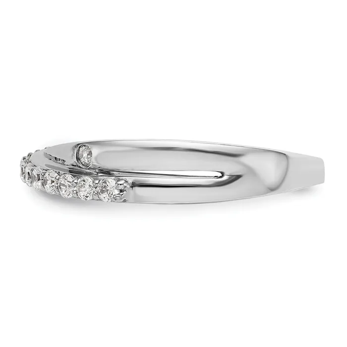 Goldiacom Rings 14K White Gold Diamond Band