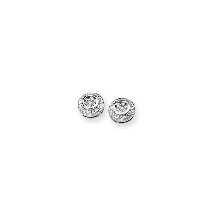 Goldia Earrings 14k Yellow Gold Mystere White Gold Real Diamond Earrings Goldia Earrings 14k Yellow Gold Mystere White Gold Real Diamond Earrings