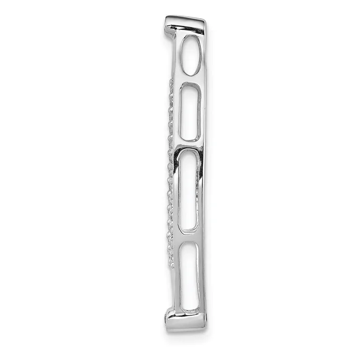 Goldia Necklaces 14k White Gold 14ct Real Diamond Chain Slide