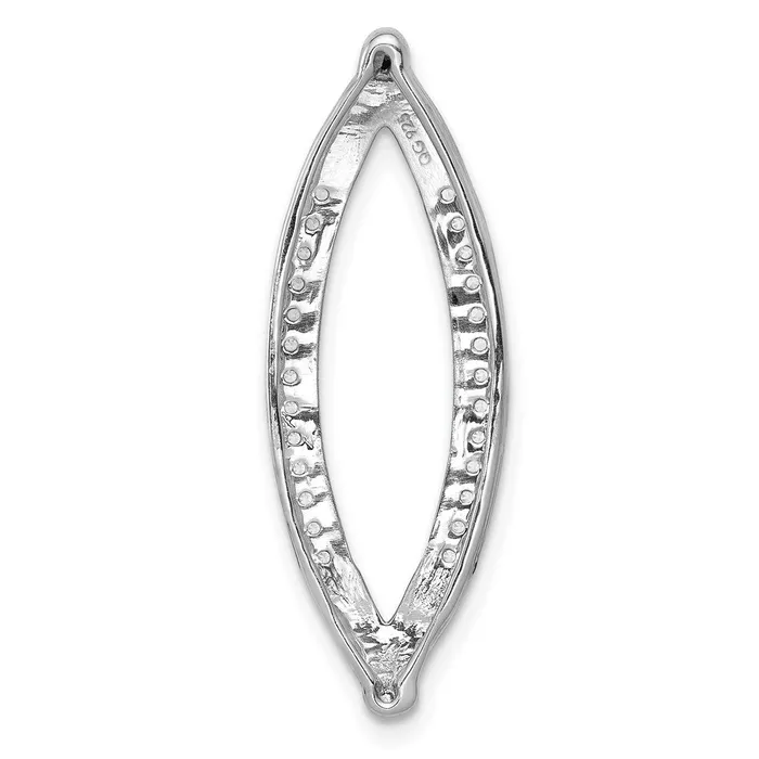 Goldia Necklaces 14k White Gold 14ct Real Diamond Chain Slide