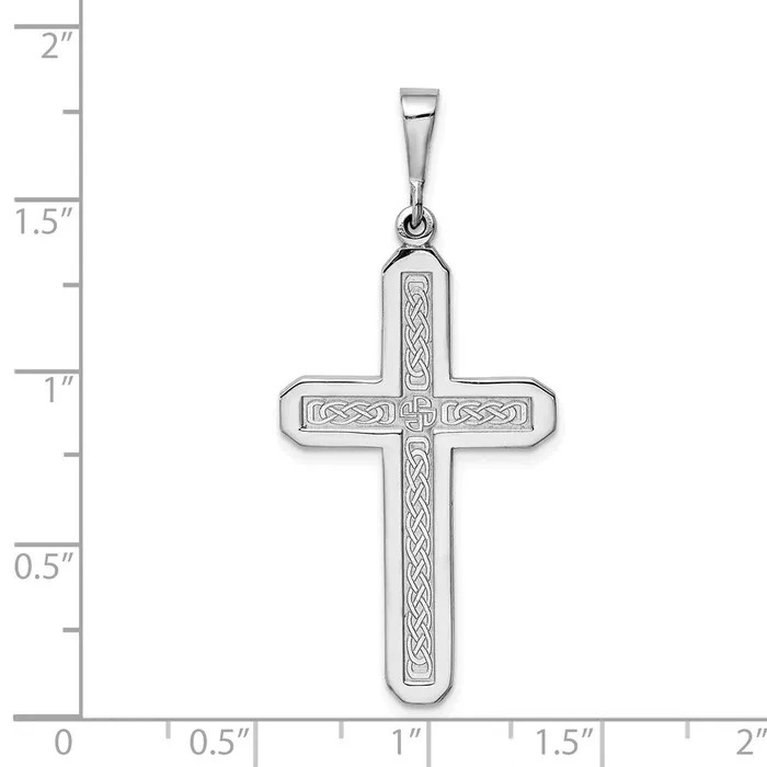 Goldia Necklaces 14k White Gold Cross Pendant