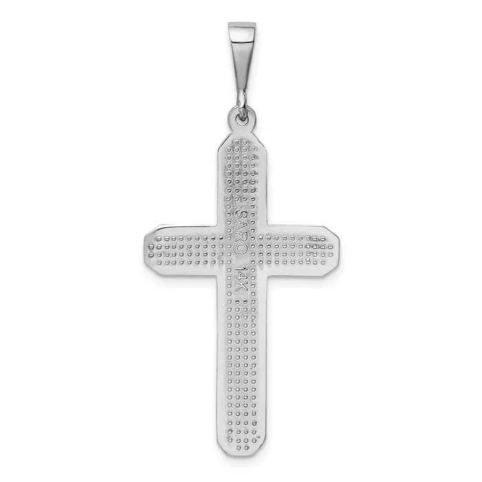Goldia Necklaces 14k White Gold Cross Pendant