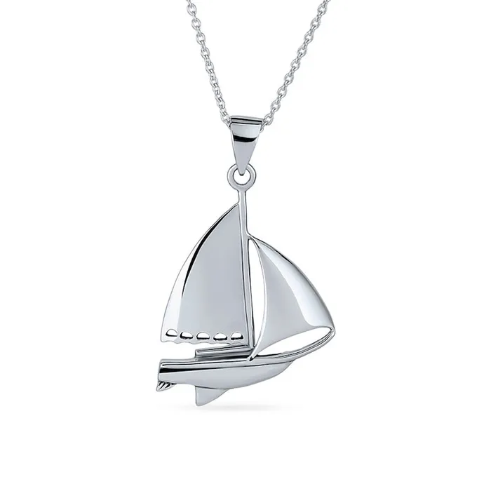 Goldia Necklaces Sailboat Pendant in Sterling Silver