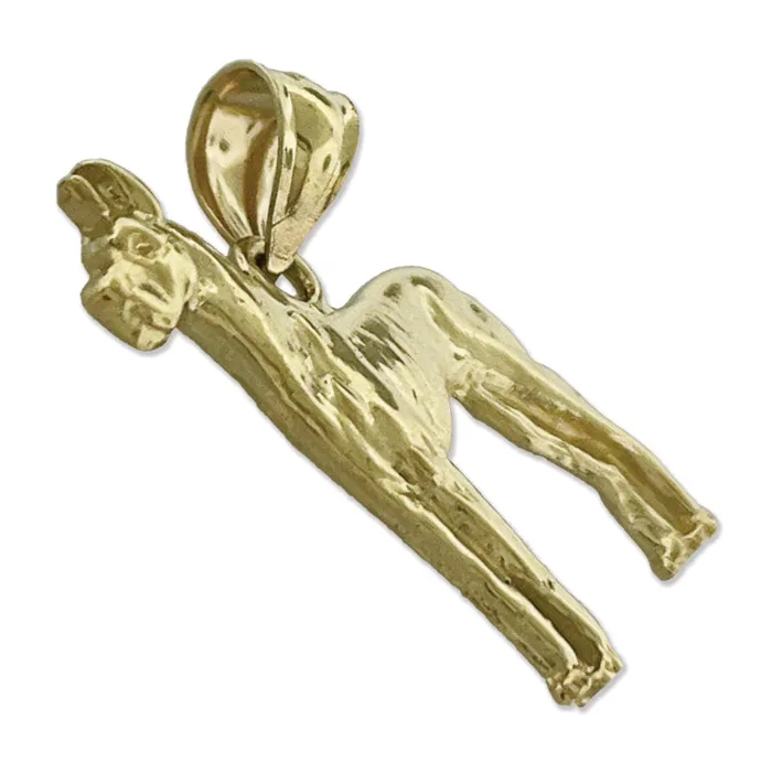 Goldia PreStyled Sets 14K Gold Great Dane Pendant