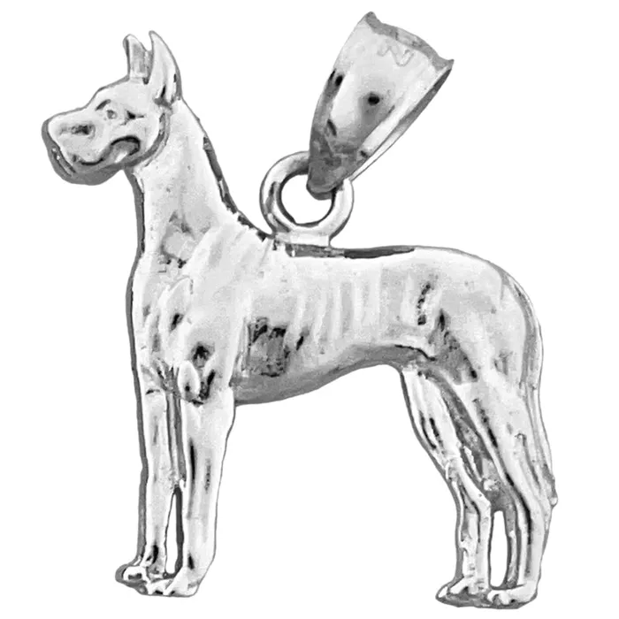 Goldia PreStyled Sets 14K Gold Great Dane Pendant