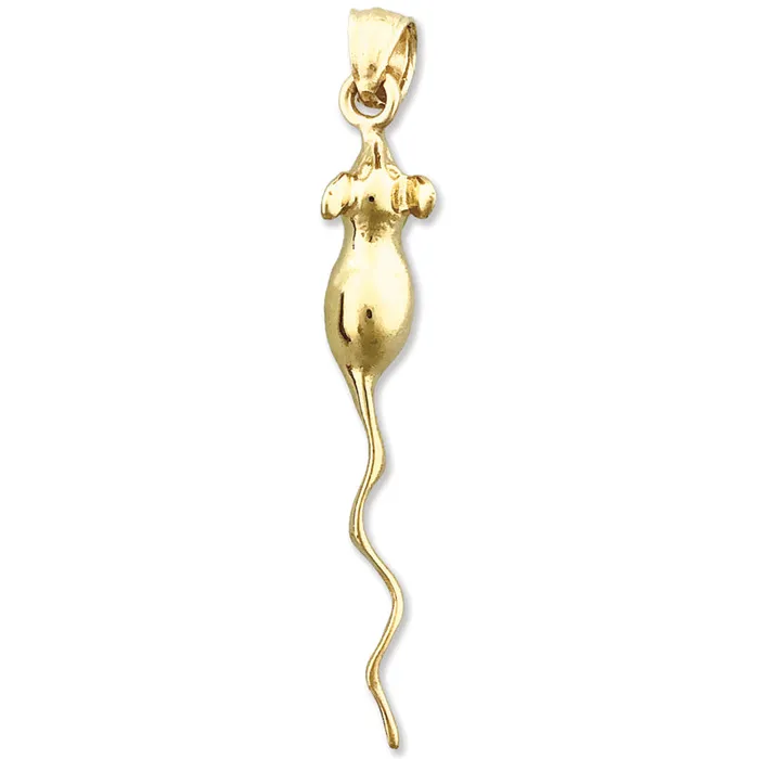 Goldia PreStyled Sets 14K Gold Mouse Pendant