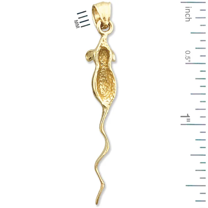 Goldia PreStyled Sets 14K Gold Mouse Pendant