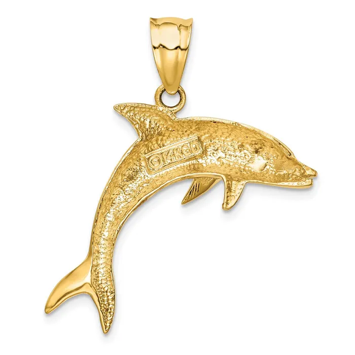 Goldia PreStyled Sets 14k Yellow Gold Dolphin Pendant