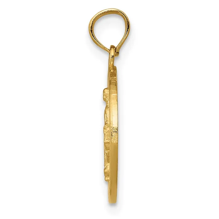 Goldia PreStyled Sets 14k Yellow Gold Miraculous Medal Pendant
