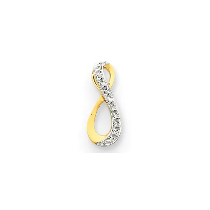 Goldia PreStyled Sets 14k Yellow Gold u0026 Rhodium Real Diamond Slide