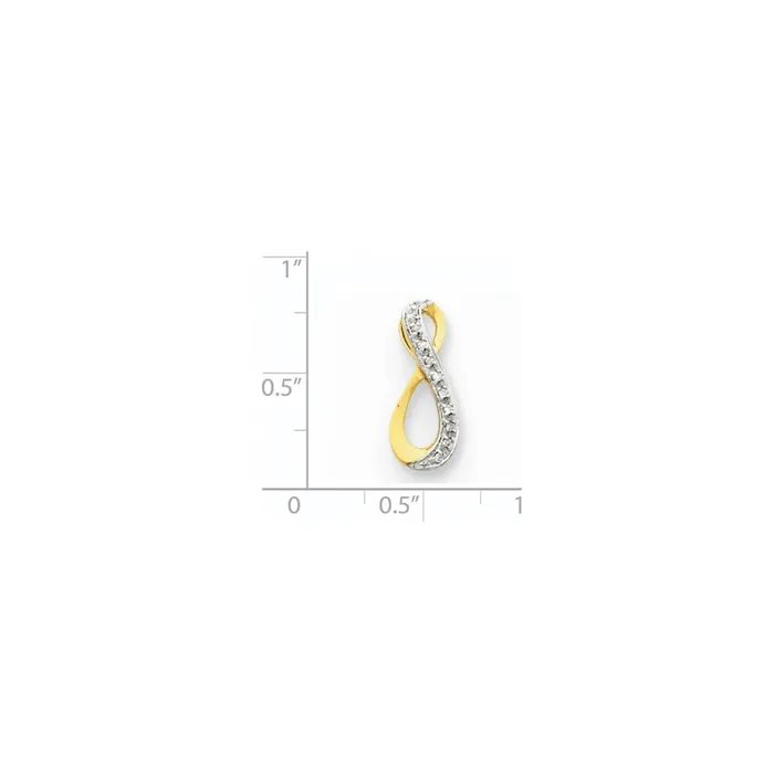 Goldia PreStyled Sets 14k Yellow Gold u0026 Rhodium Real Diamond Slide