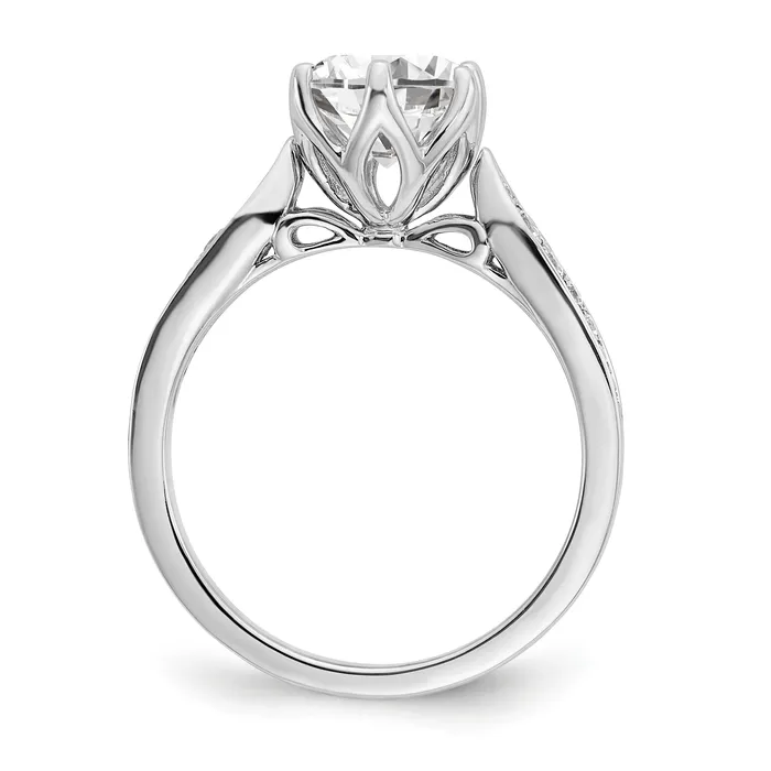 Goldia Rings 150ct CZ Solid Real 14k Polish 1 12ct Round Engagement Dia Ring