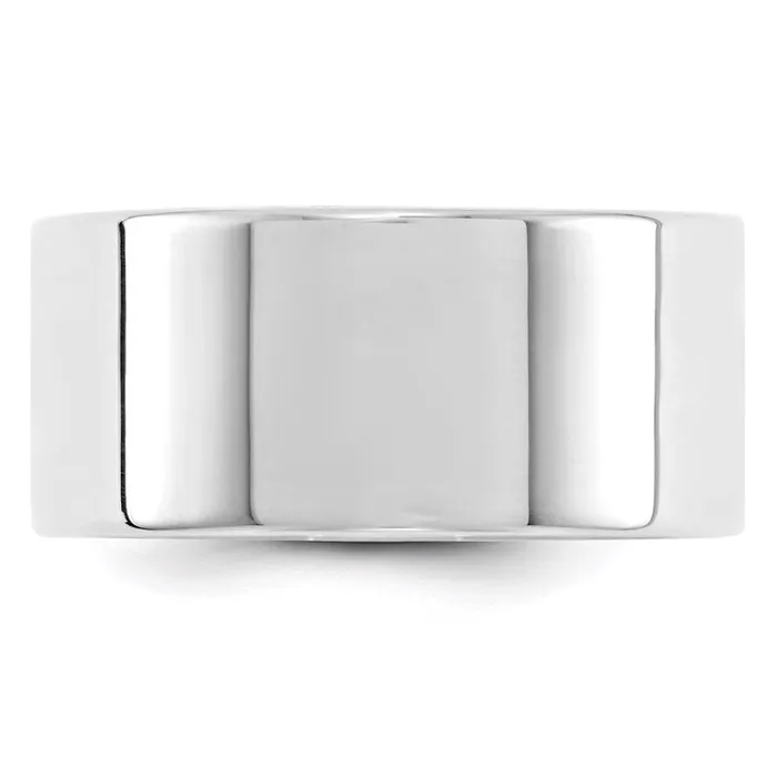 Goldia Rings Solid 10K White Gold 10mm Light Weight Flat MensWomens Wedding Band Ring Size 13 Goldia Rings Solid 10K White Gold 10mm Light Weight Flat MensWomens Wedding Band Ring Size 13