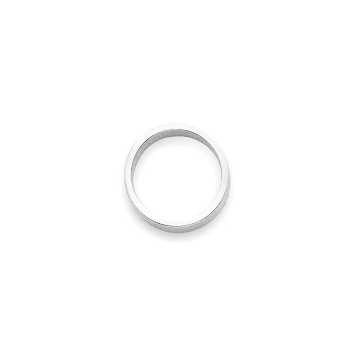 Goldia Rings Solid 10K White Gold 2mm Light Weight Flat MensWomens Wedding Band Ring Size 4 Goldia Rings Solid 10K White Gold 2mm Light Weight Flat MensWomens Wedding Band Ring Size 4