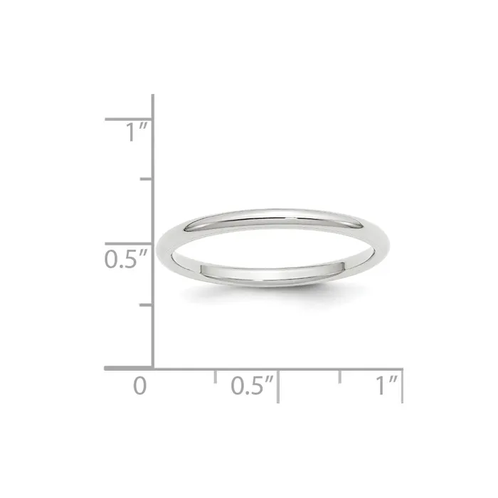 Goldia Rings Solid 10K White Gold 2mm Standard Comfort Fit MensWomens Wedding Band Ring Size 7 Goldia Rings Solid 10K White Gold 2mm Standard Comfort Fit MensWomens Wedding Band Ring Size 7