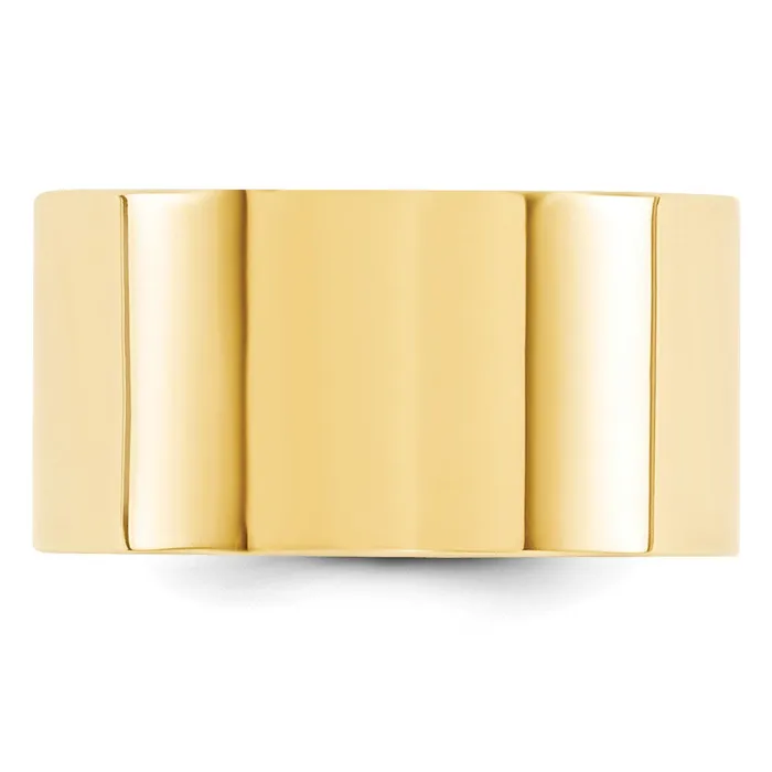 Goldia Rings Solid 10K Yellow Gold 12mm Standard Flat Comfort Fit MensWomens Wedding Band Ring Size 13 Goldia Rings Solid 10K Yellow Gold 12mm Standard Flat Comfort Fit MensWomens Wedding Band Ring Size 13