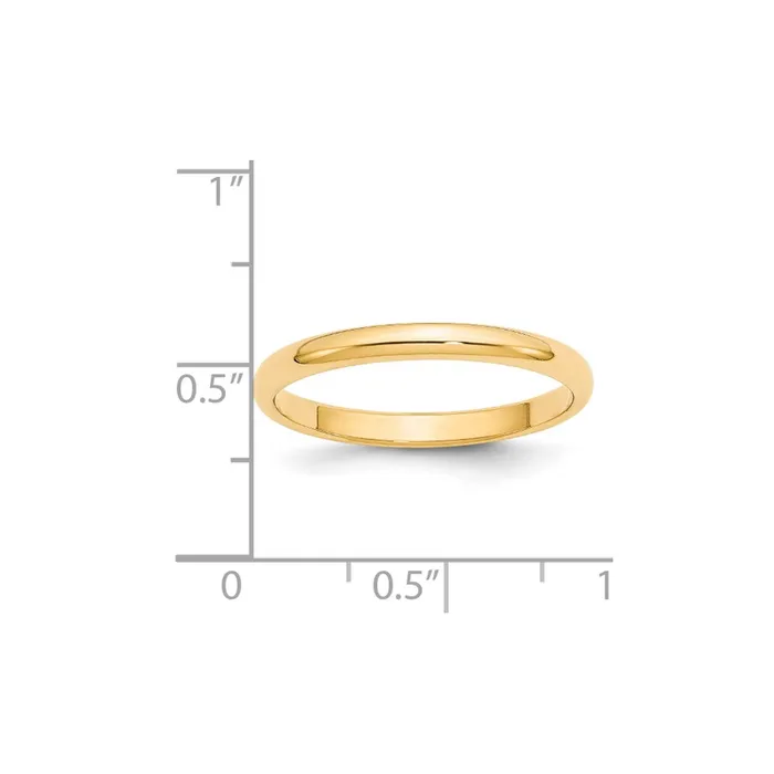 Goldia Rings Solid 10K Yellow Gold 25mm Half Round MensWomens Wedding Band Ring Size 14 Goldia Rings Solid 10K Yellow Gold 25mm Half Round MensWomens Wedding Band Ring Size 14