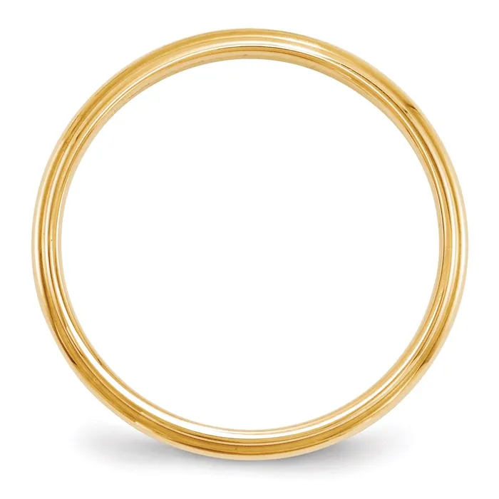 Goldia Rings Solid 10K Yellow Gold 25mm Half Round with Edge MensWomens Wedding Band Ring Size 55 Goldia Rings Solid 10K Yellow Gold 25mm Half Round with Edge MensWomens Wedding Band Ring Size 55