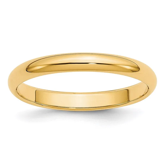 Goldia Rings Solid 10K Yellow Gold 3mm HalfRound Wedding MensWomens Wedding Band Ring Size 105 Goldia Rings Solid 10K Yellow Gold 3mm HalfRound Wedding MensWomens Wedding Band Ring Size 105