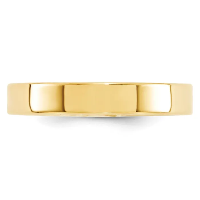 Goldia Rings Solid 10K Yellow Gold 4mm Standard Flat Comfort Fit MensWomens Wedding Band Ring Size 6 Goldia Rings Solid 10K Yellow Gold 4mm Standard Flat Comfort Fit MensWomens Wedding Band Ring Size 6