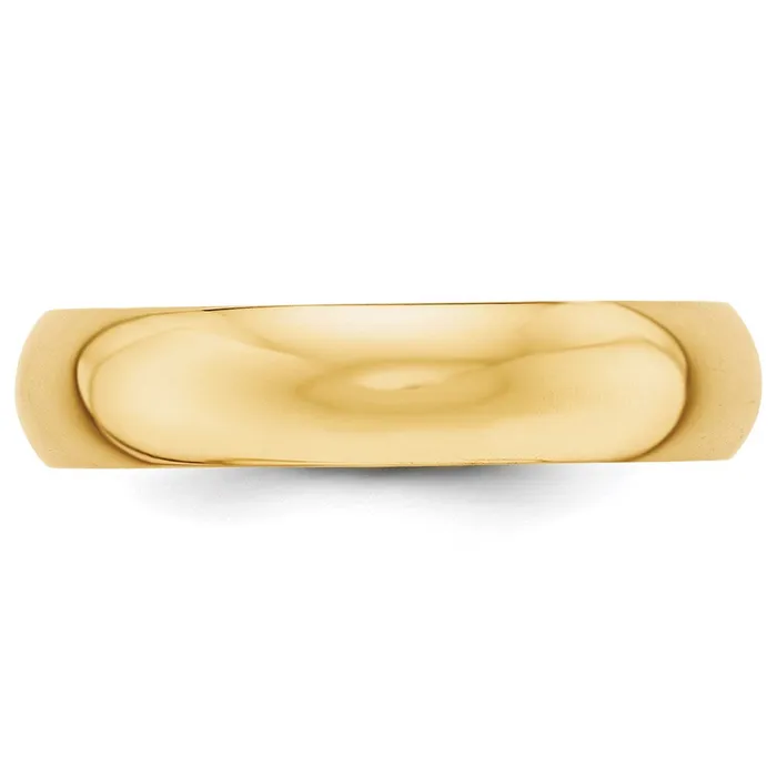 Goldia Rings Solid 10K Yellow Gold 5mm HalfRound Wedding MensWomens Wedding Band Ring Size 105 Goldia Rings Solid 10K Yellow Gold 5mm HalfRound Wedding MensWomens Wedding Band Ring Size 105